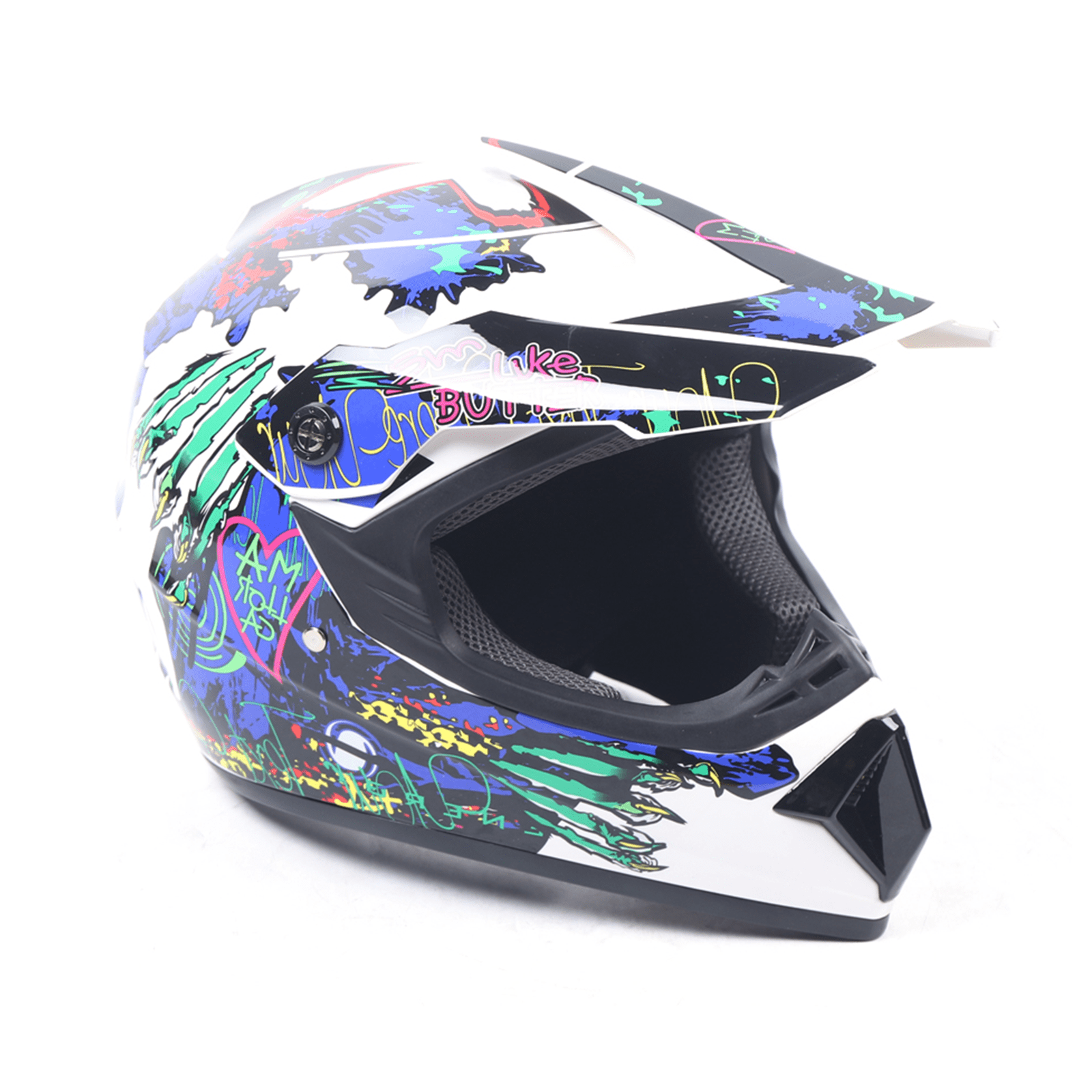 Youth Kids Offroad Gear Combo Helmet Gloves Goggles DOT Motocross Off-Road Racing ATV Dirt Bike Protector