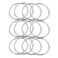 thumbnail image 3 of SHOWERORO 24Pcs Silver Metal Loose Leaf Rings for Paper and Document Holding, 3 of 8