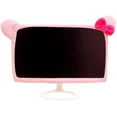 thumbnail image 1 of Cubierta de monitor de computadora de 20 ''-29'' con diseño de oreja de gato Furry Kawaii Pink Monitor Cubierta de polvo Elástico a prueba de polvo para PC Tablet TV Rosa grande Jormftte WMZY-606-3, 1 of 6