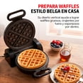 thumbnail image 3 of Waflera Eléctrica Vertical Redlemon Compacta Antiadherente para Waffles Belgas, 3 of 9