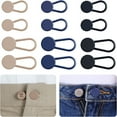 thumbnail image 3 of 12-Pack Jeans Button Extender - Easily Adds 1-2 Inches to Waistline, No Sewing Required, Flexible & Convenient for Men and Women, 3 of 7