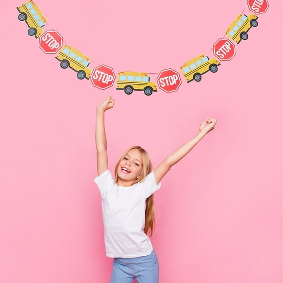 OUNONA Back-to-school Banner Preschool .00X14.00X0.02CM