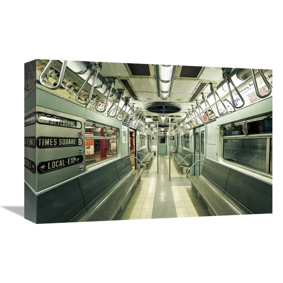 Global Gallery's 'NYC Subway' By Katherine Gendreau Stretched Canvas Wall Art
