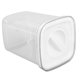 thumbnail image 4 of Caja de almacenamiento de alimentos para cocina, recipiente hermético para almacenamiento de alimentos, tanque transparente sellado con tapa para arroz de grano mixto, blanco, 1300ml, 4 of 14