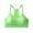Green, variant on Women's Racerback Sports Bra - Seamless Wireless, Moderate Support, Moisture Wicking Breathable, One Size (S-L), Gray for Yoga, Everyday Wear