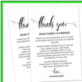 thumbnail image 2 of Elegant Wedding Thank You Cards Set - 50 Placecards for Receptions, Rehearsals, and Celebrations. Perfect for Menu Settings and Expressing Gratitude at Events., 2 of 5