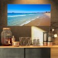 thumbnail image 1 of Benidorm Poniente Vagues de Plage - Impression sur Toile Paysage Marin, 1 of 3