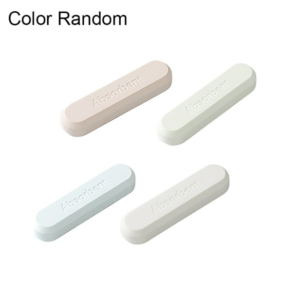 Juego de 4 tiras de secado de tierra de diatomeas, absorbentes de humedad de superficie lisa y práctica para el hogar.