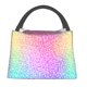 thumbnail image 1 of Fotbe Colorful Glitters Bolsa Térmica Portátil con Estampado, Bolsa de Entrega de Alimentos Aislada, Bolsa Reutilizable de Gran Capacidad para Comidas y Supermercado, 1 of 6