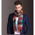 thumbnail image 1 of Bufanda de Cachemira de negocios europea para hombre, bufanda larga de peso ligero, suave, a cuadros acrílicos, chal de invierno, estilo nuevo Fivean unisex, 1 of 2