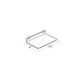thumbnail image 2 of Azar Displays 556018 Clear Acrylic Shelf for Pegboard & Slatwall 13.5" x 8" x 2", 4-Pack, 2 of 2