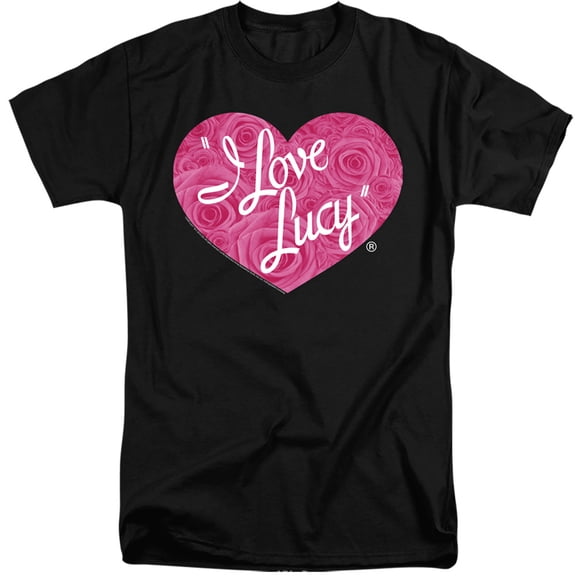 I Love Lucy - Floral Logo - Tall Fit Short Sleeve Shirt - XX-Large