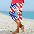 thumbnail image 2 of AHTJRT 4th of July Leggings for Women American Flag High Waisted Workout Yoga Cropped Leggings USA Stretchy Buttery Soft Capri Leggings Multicolor#03 XXL, 2 of 5