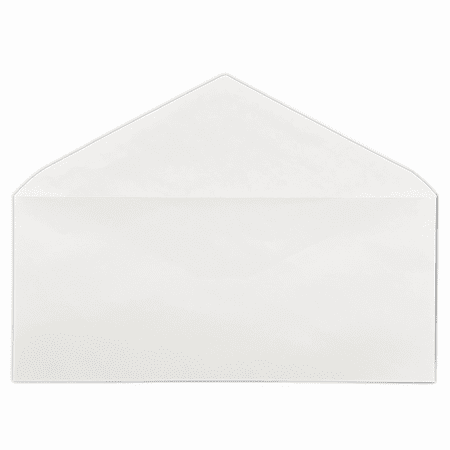 Staples No. 10 Gummed Envelopes White Wove 24 lb - 500 Envelopes