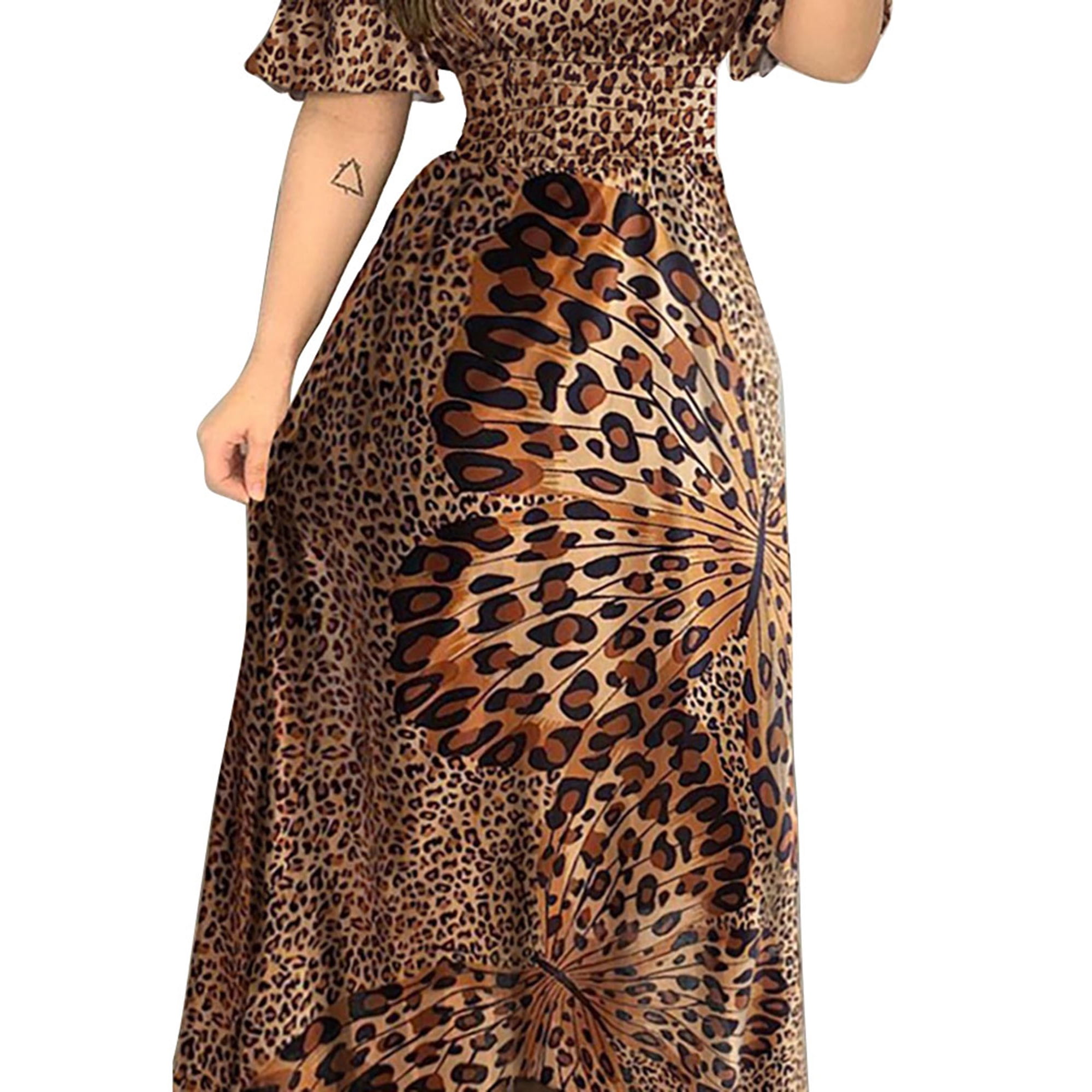 Leopard and butterfly dress hotsell