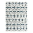 thumbnail image 3 of Unique Loom Outdoor Trellis Collection Area Rug - Cardak (9' x 12' Rectangle Ivory and Blue/Navy Blue), 3 of 7