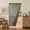Olive Green Stripes-37"W x 80"L (Pack of 1), variant on Boho Window Curtains Blue Stripes 52"W x 63"L (Pack of 1) Light Filtering Bedroom Drape