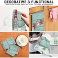 thumbnail image 3 of Cute Valentines Gnome Kitchen Dish Towels Set of 1 Absorbent Hand Towels, Lint-Free 18"x28" Scandinavian Folklore Elves Dishcloths Fast Drying for Cooking Baking Home Clean, 3 of 6