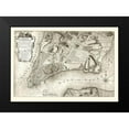 thumbnail image 2 of Ratzen 18x14 Black Modern Framed Museum Art Print Titled - New York New York Planning - Ratzen 1767, 2 of 5
