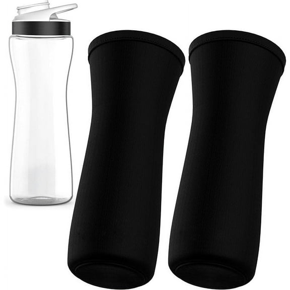 TinyGlam 2PCS Sleeve for Water Bottle 22 oz / 32 oz,Water Bottle Sleeve for Plastic & Stainless Steel Bottle,Neoprene Insulated Water Bottle Cover for Retaining Temperature