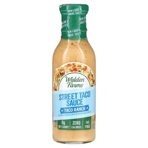 Walden Farms Street Taco Sauce, Taco Ranch, 12 fl oz (355 ml)