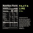 thumbnail image 3 of No Man’s Land Fajita Lime Beef Jerky, 2.5 oz Bag – 17g Protein per Serving, High Protein Snack, 3 of 5
