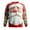 Red, variant on Tiweut Santa Christmas Sweaters for Men 2025 Funny Christmas Sweatshirts Crewneck 3D Printed Xmas Holiday Pullover Shirts for Couple,Red,L