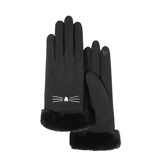 Guantes de invierno para mujer, guantes de pantalla táctil, guantes térmicos de invierno para mujer, guantes de ciclismo con pantalla táctil cálidos 1057