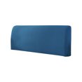 thumbnail image 2 of Ovzne Bed Headboard Cover for Queen, Stretch Bed Headboard Slipcover Covers, Dustproof Protector Velvet Cover for Upholstered Headboard 1.5M Blue Free Size, 2 of 8