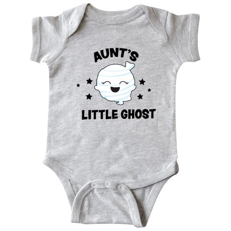 

Inktastic Cute Aunt s Little Ghost with Stars Gift Baby Girl Bodysuit