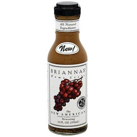 Briannas New American Dressing, 12 oz (Pack of 6)