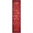 thumbnail image 2 of SAFAVIEH Vintage Hamadan Vinal Traditional Runner Rug, Orange/Navy, 2'3" x 12', 2 of 7