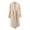 Beige, variant on Lovskoo 2024 Women's Winter Coat Fuzzy Sherpa Fleece Notch Lapel Double Breasted Long Pea Trench Coat Overcoat Black