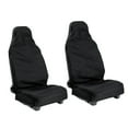 thumbnail image 1 of EeaseMX 2 fundas protectoras universales de nailon para asientos de coche y furgoneta (negro), 1 of 3