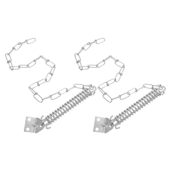 GOOHOCHY 2 Sets Heavy Duty Door Chain Locks, Anti-Theft Safety Chains for Front Door, , Screen Door, Home and Warehouse Security