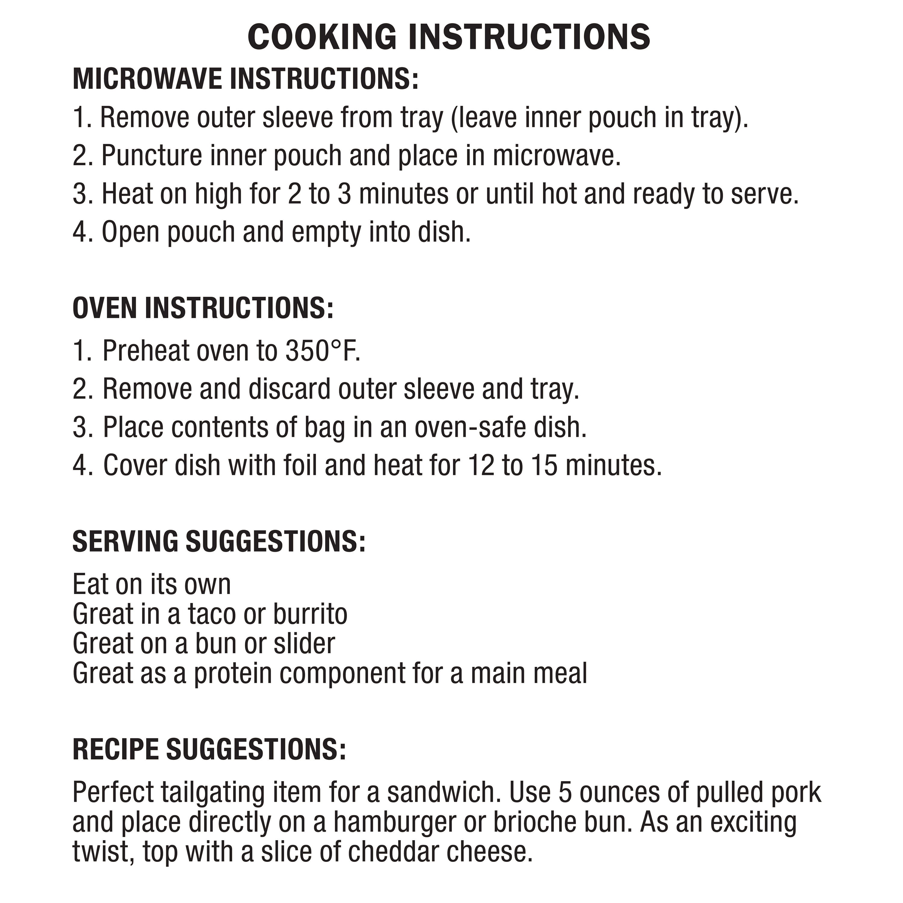 Marketside Ready to Heat Smoked & Seasoned Pulled Pork in BBQ Sauce Packaged Meal, 16 oz