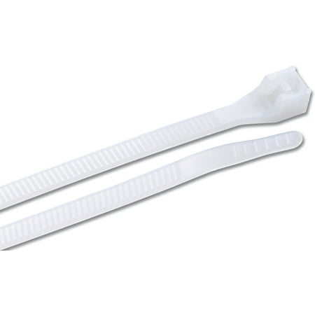 GB 45-515 Cable Tie, Double-Lock Locking, 6/6 Nylon, Natural
