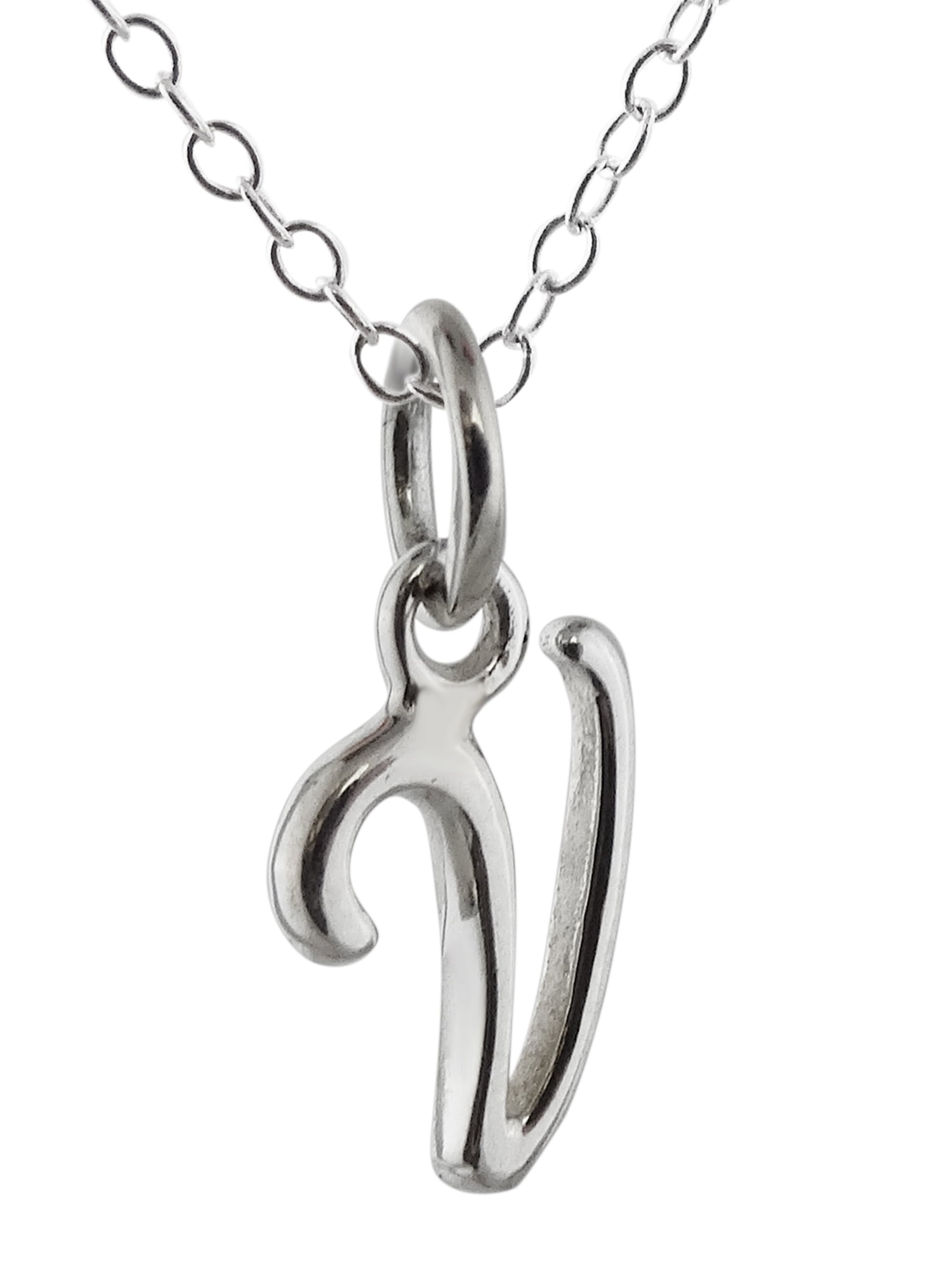 Shop4Silver 18in Gold-Plated Mother Holding Child Medal Necklace