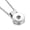Color 1, variant on 18mm Snap Button Necklace with 60cm Chains Vintage Snap Pendant for Women-Color 3