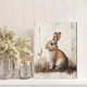 thumbnail image 2 of Qisvanset 12x16 Inch Antique Rabbit Sketch Canvas Wall Art, Woodland Vintage Animal Nursery Home Wall Decor, 2 of 8