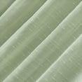 thumbnail image 2 of No. 918 Noemi Slub Stripe Rope Tab Semi-Sheer Curtain Panel, 1-Piece Tab Top Indoor Window Panel, 50”x84", Sage Green, 2 of 8