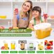 thumbnail image 4 of Hervidor De Agua Fría Cubo de bebidas heladas de 4L Refrigerador de gran capacidad Hervidor frío (cuadrado blanco) Ndcxsfigh Libre de BPA, 4 of 8