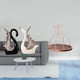 thumbnail image 2 of Elegante escultura de cisne de cerámica y soporte, adorno de escritorio único para estantería, aniversario, chimenea, decoración de cocina, coleccioni, 2 of 8