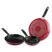 Tramontina 3-Pack Nonstick Saute Pan Set, Red