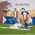 thumbnail image 4 of Play Platoon Tournament Series Cornhole Bags Regulation Set of 8 - ACO Approved Corn Hole Bags - Pro Style Premium Dual Sided Slick and Sticky Side Bag - Designed in USA - 4 Shuttle & 4 Spaceman, 4 of 7