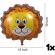 thumbnail image 3 of Globos de León - Globos de Rey León, Globos de Feliz Cumpleaños, Decoraciones para Fiestas de León, Globos con Forma de Animal, Decoración de Fiestas, 3 of 5