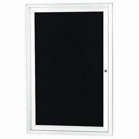UPC 769593000056 product image for 1-Door Illuminated Enclosed Directory Cabinet - White | upcitemdb.com