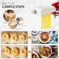 thumbnail image 2 of Set 3 en 1 de accesorios para hacer pasta Antree para KitchenAid, 2 of 6