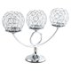 thumbnail image 2 of Candebro Candebro Candebro de 3 brazos de cristal Adorno de boda Pta Sunnimix Candelabros de cristal, 2 of 7