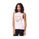 thumbnail image 1 of Aeropostale Icon - Camiseta sin mangas con espalda abierta para mujer, color blanco, pequeño, 1 of 3